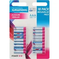 Grundig - AAA / R03 alkaline battery 1.5 V 18 pcs.