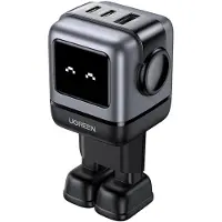 UGREEN Nexode RG 65W 3-Port GaN, Drinnen, AC, Grau