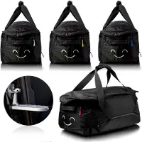 Markenlos Dachbox 4-Taschen Set mit Trittstufe für einfaches Be- und Entladen und Identifikationsmarker