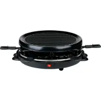 Alpina Raclette-Grill 800W - Gourmet-Set für 8 Personen - mit abnehmbarer Grillplatte