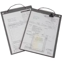 Eichner Auftragstasche mit Klettverschluss und 2 Fächern schwarz - 9015-00479