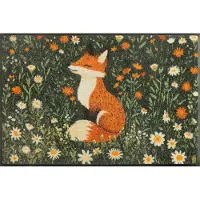 Kleen-Tex Fußmatte "Floral Fo/y" rechteckig 7 mm Höhe