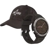 Maxcom , Smartwatch FW100 Titan Valkiria IP69 5ATM mit Cap, Leopard Braun