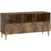 vidaXL TV-Schränk Geräucherte Eiche 102 x 34,5 x 50 cm Holzwerkstoff