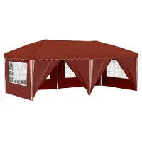 vidaXL Pop-up Partyzelt 575 x 288 x 245 cm Terrakotta