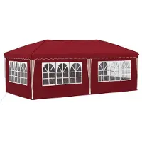 vidaXL Pop-up Partyzelt 575 x 288 x 245 cm Bordeauxrot