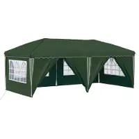 vidaXL Pop-up Partyzelt 575 x 288 x 245 cm Grün