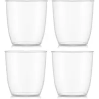 Bodum Wasserglas Kvadrant Kunststoff Transparent 350 ml (4er-Set)