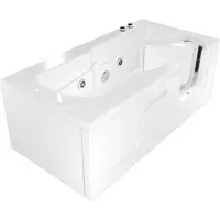 SeniorBad GmbH Whirlpool Seniorenwanne mit Tür S17-WP-L 150x75cm
