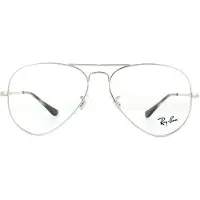 Ray-Ban Brillenfassungen 6489 Aviator 2501 Silber 58mm