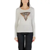 Guess Marciano GUESS Ls Cn Leo Triangle T Cream White Größe: XL | Hemden Outlet | Damen | Weiß