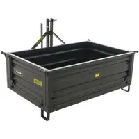 Blackstone Heckcontainer B-TB 140 für Traktoren - Kippbar - 3 abnehmbare Bordwände