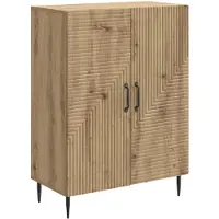 vidaXL Sideboard Artisan-Eiche 66 x 34,5 x 89,5 cm Holzwerkstoff