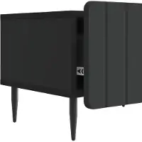 vidaXL TV-Schränk Schwarz 147 x 34,5 x 32 cm Holzwerkstoff