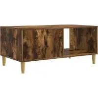 vidaXL Couchtisch Räuchereiche 90 x 50 x 40 cm Holzwerkstoff