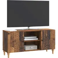 vidaXL TV-Schränk Altholz 102 x 34,5 x 50 cm Holzwerkstoff