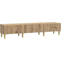 vidaXL TV-Schränk 147 x 34,5 x 30 cm Artisan-Eiche Holzwerkstoff