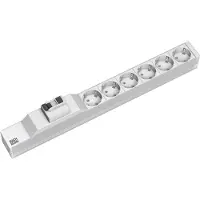 Bachmann 19" 1HE 6xCEE7/3 1xFI Strom 2,0m CEE7/7