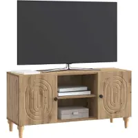 vidaXL TV-Schränk 102 x 34,5 x 50 cm Artisan-Eiche Holzwerkstoff