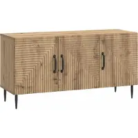 vidaXL TV-Schränk 99 x 34,5 x 50 cm Artisan-Eiche Holzwerkstoff