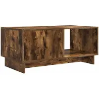 vidaXL Couchtisch Räuchereiche 90 x 50 x 40 cm Holzwerkstoff