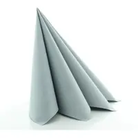 Sovie HORECA Serviette Grau aus Linclass Airlaid 40 x 40 cm, 5x50 Stück