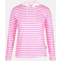 Salzhaut Hoodie ACKERLÜNNING in Offwhite-Neonpink | Gr.: XXL