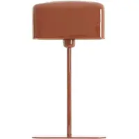 Light & Living Nachttischlampe Elenie 25x13 cm – glänzend rot-braun