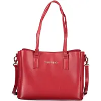 Valentino Stilvolle Rote Damenschultertasche mit Funktion und Nachhaltigkeit