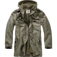 Brandit BW Parka Flag Jacke, oliv, 2XL