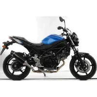 Leo Vince Nero Auspuffsystem mit EG-BE S/O 2-1 BL SV650 16-/X 18-