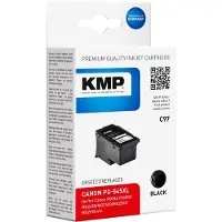 KMP C97, Schwarz, Tinte auf Pigmentbasis, 15 ml, 400 Seiten