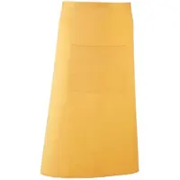 Premier Workwear Hüftschürze lang 'Colours' Bistro-Schürze PR158 sunflower (ca. pantone 136c) 90 x 80 cm