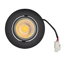 Nobile LED-Deckeneinbaustrahler LB25 A 5068 T Flat schwarz-matt 8W