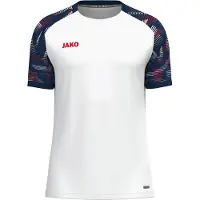 Jako Herren T-Shirt Sonic 6126-039 3XL - Weiß/Marine/Rot - 3XL