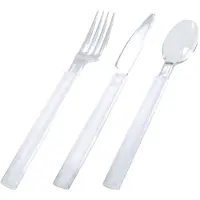 Duni Libra von 6 Gabeln, Messer, Löffel – Lot de 3