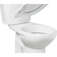 TATAY Toilettendeckel Universal | Ideal als Ersatz | Schnell abnehmbar, leichte Reinigung | Thermoplast | Einfache Befestigung | Ovale Form – Modell S