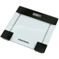 Grundig digitale Personenwaage 180kg - transparentes Glas LCD
