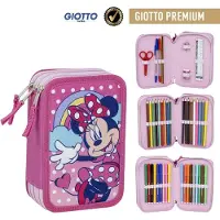 Cerda Disney Cerdà 2700001260, Weiches Federmäppchen, Polyester, Mehrfarbig, Abbildung, Reißverschluss, Minnie