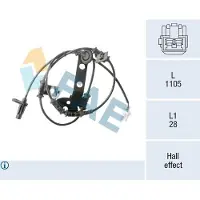 FAE ABS Sensor Raddrehzahl Hinten Rechts für HYUNDAI ix35 (LM, EL, ELH) 78568