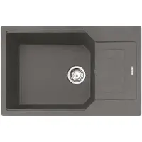 Franke Urban - Fragranit Küchenspüle UBG 611-78 BB, 780x500 mm, grauer Stein 114.0700.108