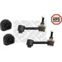 MAPCO 53824HPS Stabilisatorlager Reparatursatz für VW GOLF VI (5K1) Hinten 17mm Gummilager