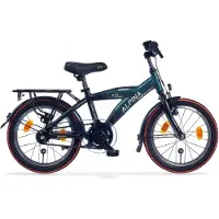 Alpina sport Alpina Yabber, Kinder, Männlich, Aluminium, Schwarz, Grün, 40,6 cm (16"), Fixed-gear