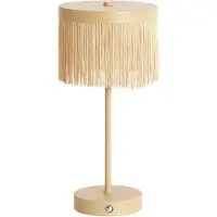 Light & Living - tischlampe - Diny - beige - metall - Ø 17cm - E27 - 1892182