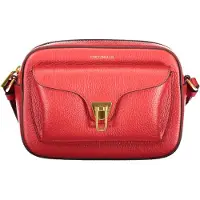 Coccinelle Elegante Damenhandtasche in Rot: Verstellbare Umhängetasche mit Taschen