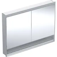 Geberit ONE Spiegelschrank mit ComfortLight, 2 Türen, Unterputzmontage, mit Nische, 120x90x15cm, 50