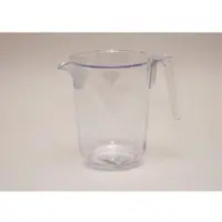 HundB Messbecher 1 Liter Klar, Polystyrol Messkanne Präzise Skala, Gastronomie Haushaltshelfer, 1 Stück
