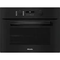 Miele H 2841 B - Kompakt Backofen mit 5 Jahre Garantie, Obsidianschwarz, 60 x 45 cm