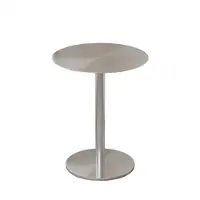 Muxing Gastronomie-Edelstahltisch für Bar und Restaurant – Schlanke Ausführung – Runder Tisch Ø60×75cm【BXG-BY60】