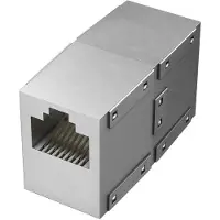 Hama 00200327, RJ-45, RJ-45, Silber